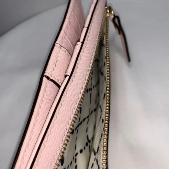 Kate Spade Newbury Lane Stacy Saffiano Leather Clutch Wallet WLRU1601 Pink - Picture 6 of 9